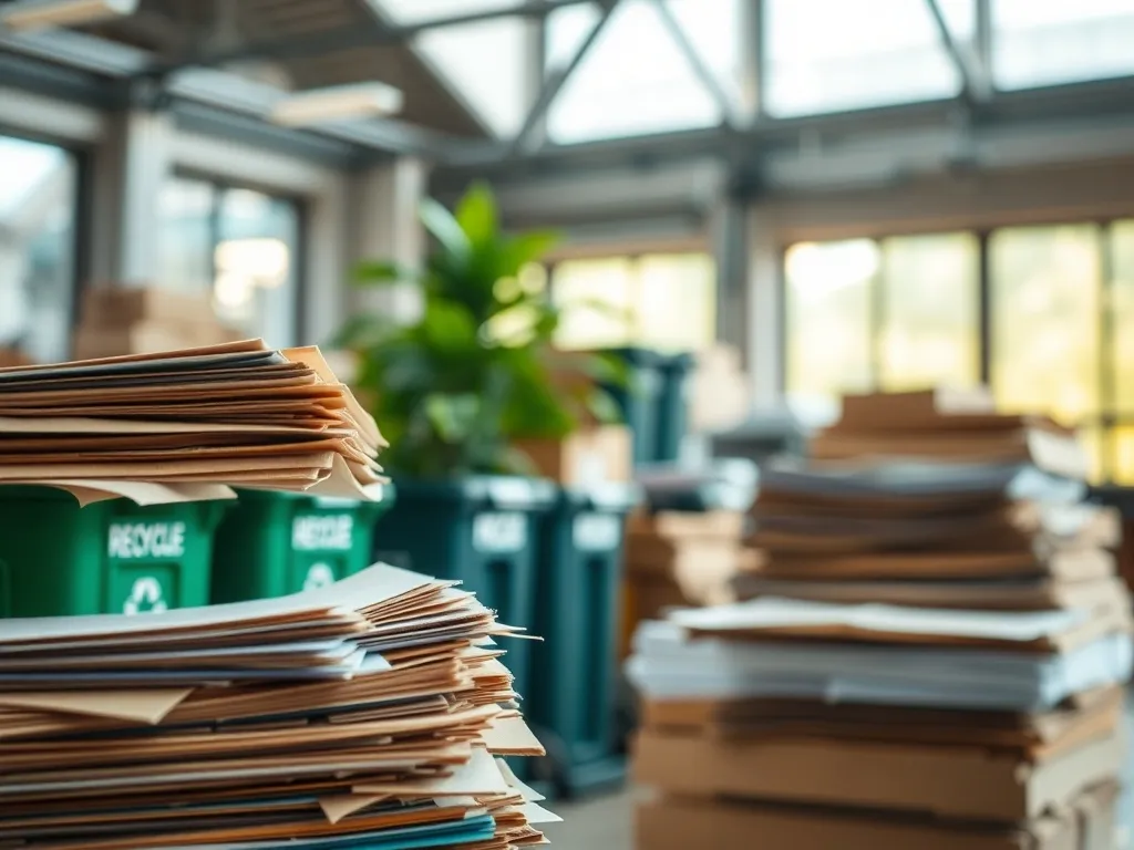 Gdzie można sprzedać makulaturę? Sprawdź najlepsze miejsca!