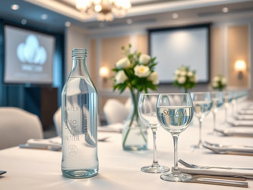 Woda dla firm podczas wydarzeń, konferencji i spotkań biznesowych